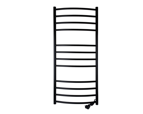 Рушникосушарка UNIO LDE ER 1200-500-12 BLK Драбинка Дуга Еліт електро чорна