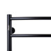 Рушникосушарка UNIO LD W 500-500-5 BLK Драбинка Дуга вода чорна