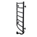 Рушникосушарка UNIO LD ER 700-500-7 BLK Драбинка Дуга електро чорна