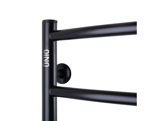 Рушникосушарка UNIO LD ER 700-500-7 BLK Драбинка Дуга електро чорна