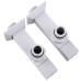 Набір Кран напівобертовий кутовий з американкою SOLOMON LUX 1/2″ CUBE WHITE 8888 (1уп)