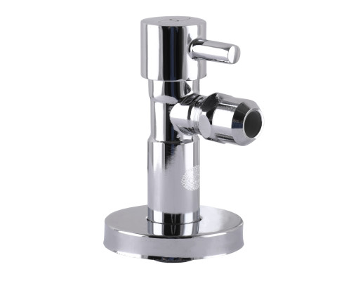 Кран напівобертовий кутовий з цангою SOLOMON 1/2″х 3/8″ Lazer 7076