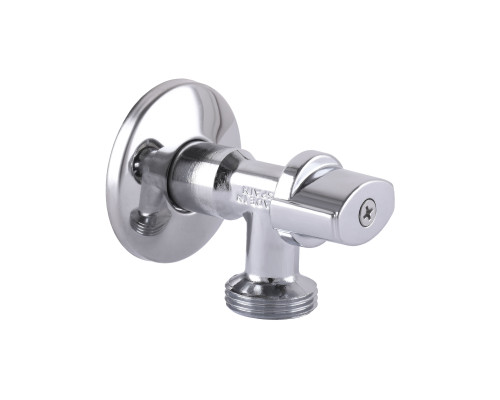 Кран кульовий кутовий ARCO 1/2″х 3/4″ 728MN металева  ручка L85MAC