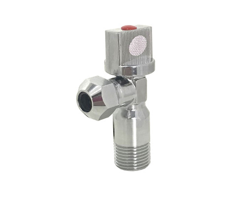 Кран шаровый угловой с цангою SOLOMON 1/2″х3/8″ A7032