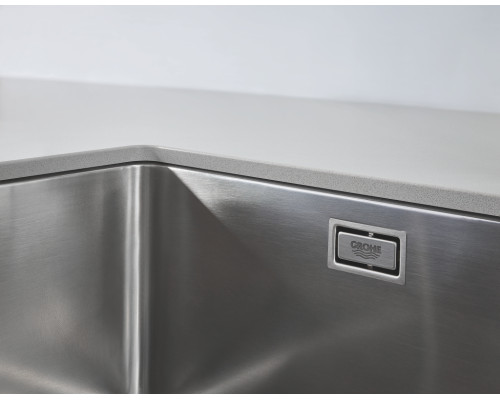 Grohe Мийка кухонна K700U, нерж.сталь, прямокут., без крила, 550x450x200мм, чаша - 1, уніврсальна, матовий графіт