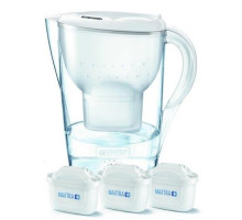 Brita Фільтр-глечик Marella XL Memo + 3 картриджа 3.5 л (2.2 л очищеної води), білий