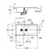 Grohe Мийка кухонна K400, граніт, прямокут., з крилом, 1000x500x205мм, чаша - 2, врізна, сірий граніт