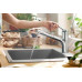 Hansgrohe Набір для кухні, гранітна мийка S520-F345 + зміш. Zesis M33, сірий камінь-сталь
