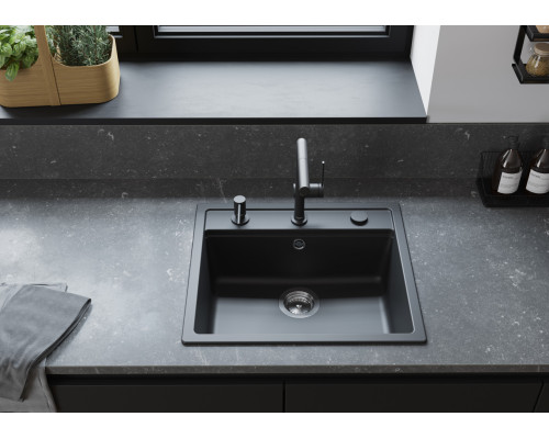 Hansgrohe Набір для кухні, гранітна мийка S520-F510 + зміш. Talis M54, чорний графіт-чорний матовий
