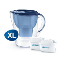 Brita Фільтр-глечик Marella XL Memo + 2 картриджа 3.5 л (2.2 л очищеної води), синій