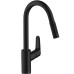 Hansgrohe Набір для кухні, гранітна мийка S520-F480 + зміш. Focus M41, чорний графіт-чорний матовий
