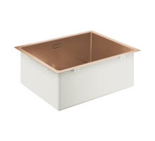 Grohe Мийка кухонна K700U, нерж.сталь, прямокут., без крила, 550x450x200мм, чаша - 1, уніврсальна, матовий теплий захід сонця