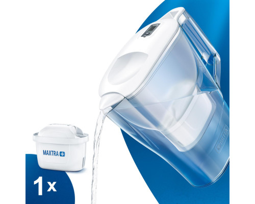Brita Фільтр-глечик Aluna Memo 2.4 л (1.4 л очищеної води), білий