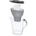 Brita Фільтр-глечик Marella + 3 картриджа 2.4 л (1.4 л очищеної води), графіт