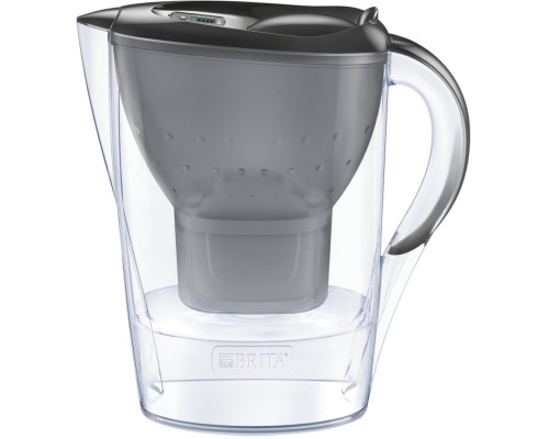 Brita Фільтр-глечик Marella + 3 картриджа 2.4 л (1.4 л очищеної води), графіт