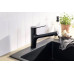 Hansgrohe Набір для кухні, гранітна мийка S520-F345 + зміш. Zesis M33, чорний графіт-чорний матовий