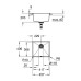 Grohe Мийка кухонна K700U, граніт, прямокут., без крила, 457x406x203мм, чаша - 1, врізна/під стільницю, чорний граніт