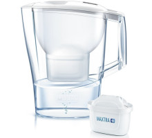 Brita Фільтр-глечик Aluna Memo 2.4 л (1.4 л очищеної води), білий