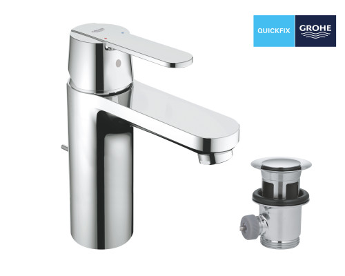 Grohe Змішувач для раковини Get M довж. виливу - 122мм, неповоротний, 1 важіль, хром