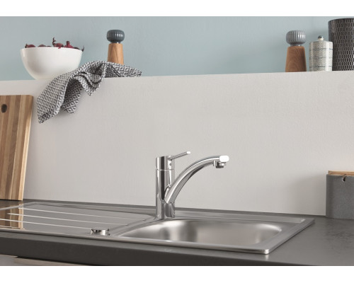 Grohe Змішувач для кухні Swift довж.виливу - 227мм, поворотний, 1 важіль, хром