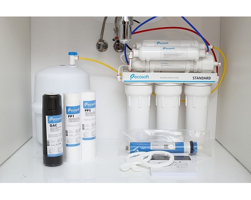 Ecosoft Фільтр зворотнього осмосу Standard  6-50M з мінералізатором (75 гал/добу DuPont Aqualast)