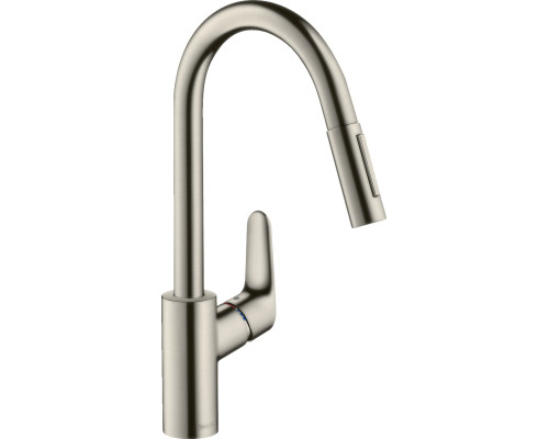 Hansgrohe Набір для кухні, гранітна мийка S520-F480 + зміш. Focus M41, сірий камінь-сталь