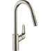 Hansgrohe Набір для кухні, гранітна мийка S520-F480 + зміш. Focus M41, сірий камінь-сталь