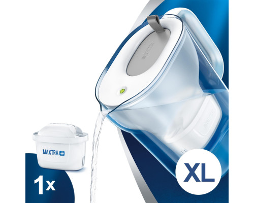 Brita Фільтр-глечик Style XL LED 3.6 л (2.3 л очищеної води), сірий