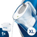 Brita Фільтр-глечик Style XL LED 3.6 л (2.3 л очищеної води), сірий