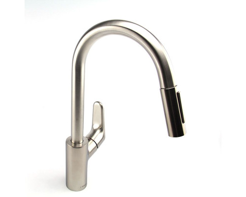 Hansgrohe Набір для кухні, гранітна мийка S520-F480 + зміш. Focus M41, дозатор A41, сірий камінь-сталь