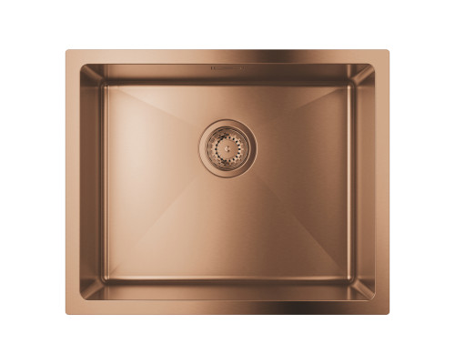 Grohe Мийка кухонна K700U, нерж.сталь, прямокут., без крила, 550x450x200мм, чаша - 1, уніврсальна, матовий теплий захід сонця