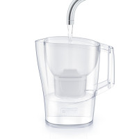 Brita Фільтр-глечик Aluna Memo + 2 картриджа, 2.4 л (1.4 л очищеної води),білий Brita Фільтр-глечик Aluna Memo + 2 картриджа, 2.4 л (1.4 л очищеної води),білий