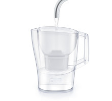 Brita Фільтр-глечик Aluna Memo + 2 картриджа, 2.4 л (1.4 л очищеної води),білий